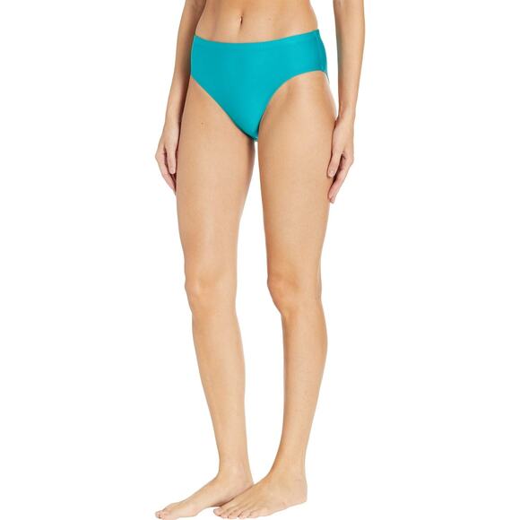 Athena Women Solid Mid Waist Pant Bottoms Tide Size 10 - Picture 2 of 3